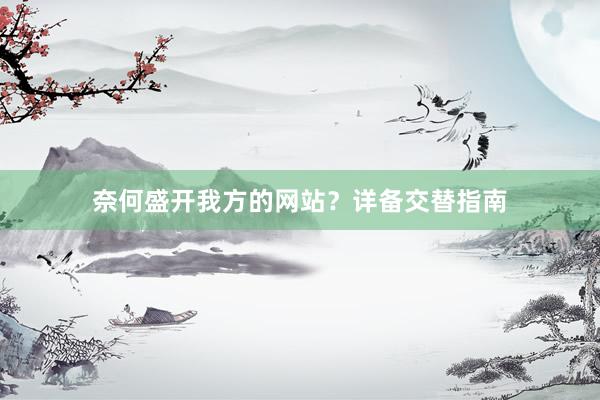 奈何盛开我方的网站？详备交替指南
